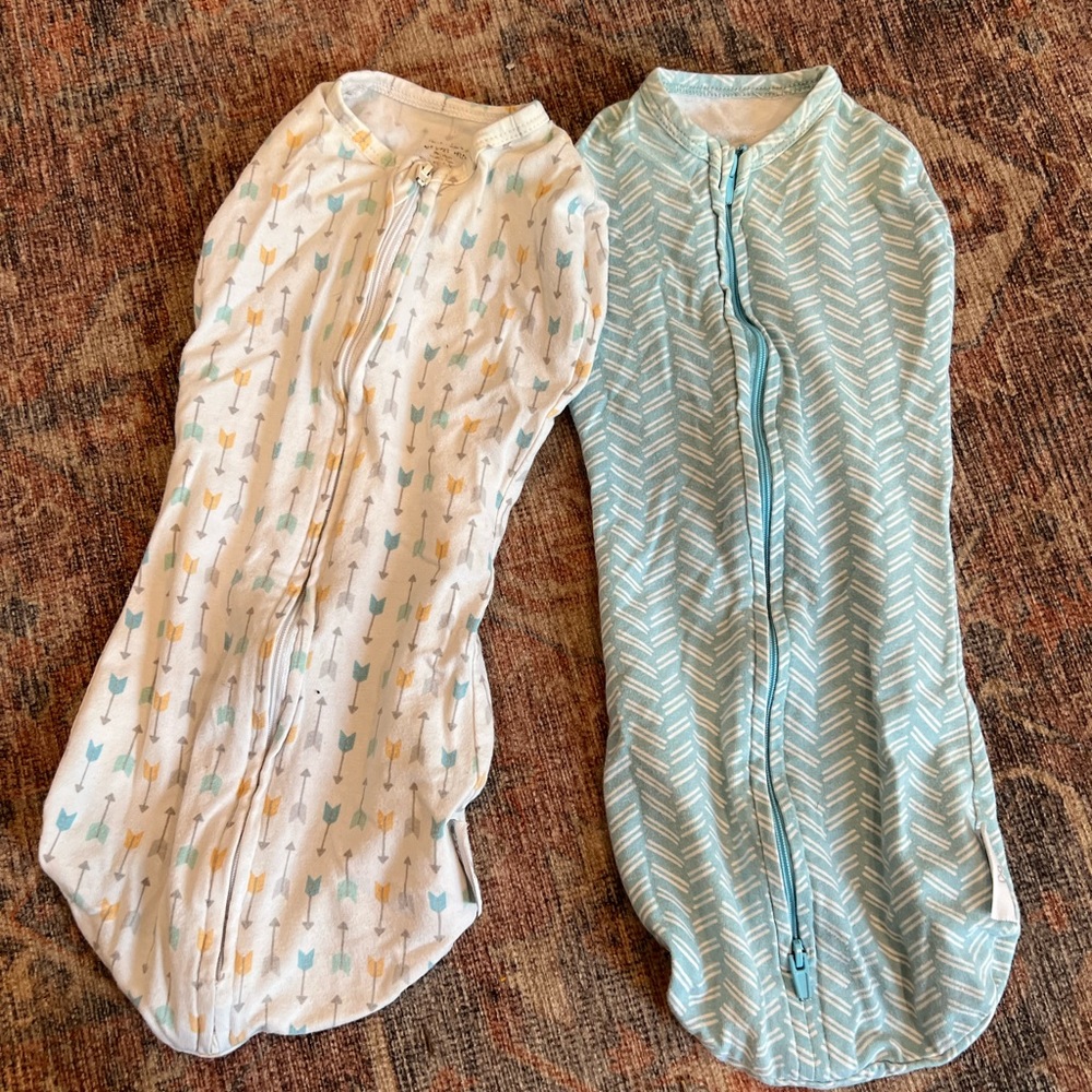 2 NB Swaddleme sleepsacks